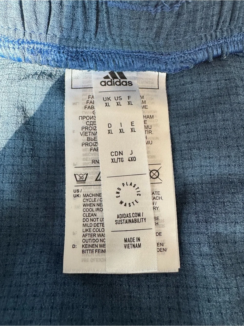 2 pairs for one price! Adidas Navy Blue and Gray HEAT.RDY Joggers